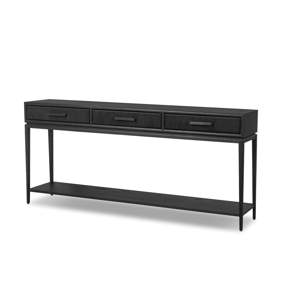 Console Rosenell de Four Hands - 198 cm (78 po) en chêne noir massif