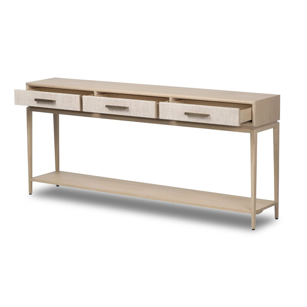 Console Rosenell de Four Hands - 198 cm (78 po) en chêne naturel massif