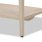 Console Rosenell de Four Hands, 60 pouces, chêne naturel massif