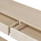 Console Rosenell de Four Hands, 60 pouces, chêne naturel massif