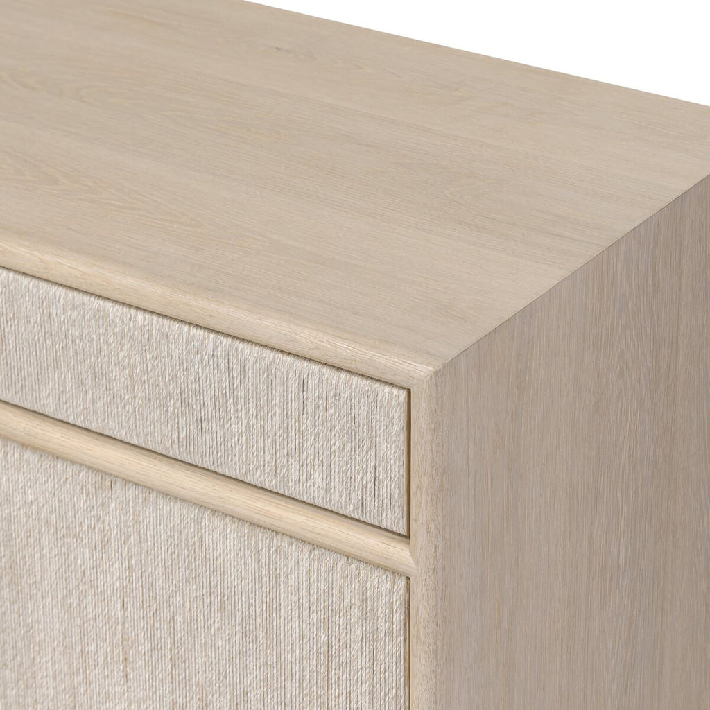 Buffet Rosenell de Four Hands en corde de papier naturelle