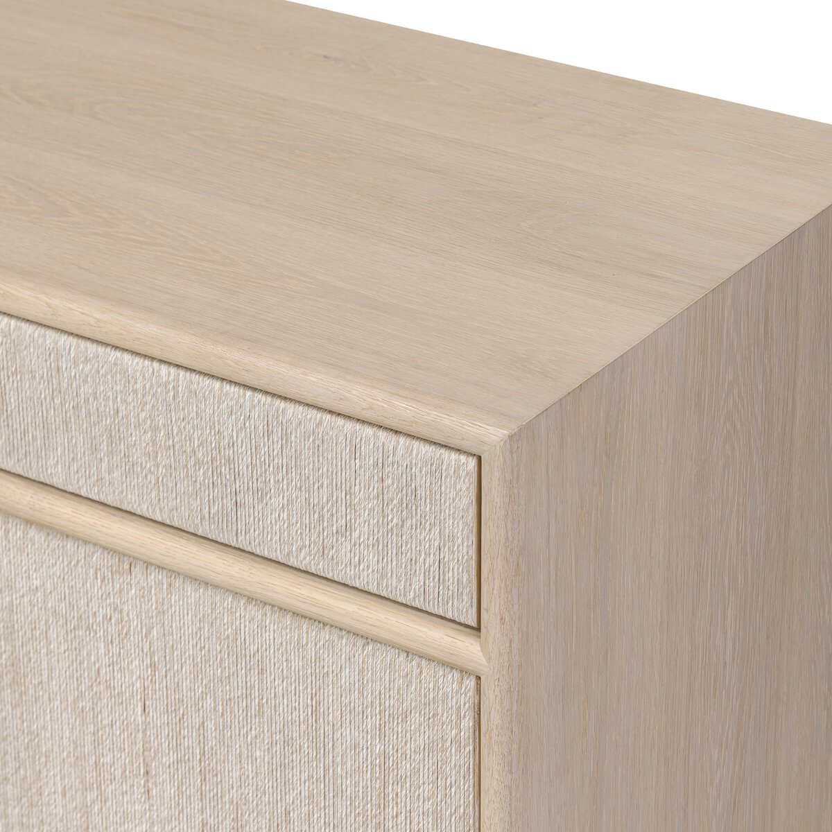 Buffet Rosenell de Four Hands en corde de papier naturelle