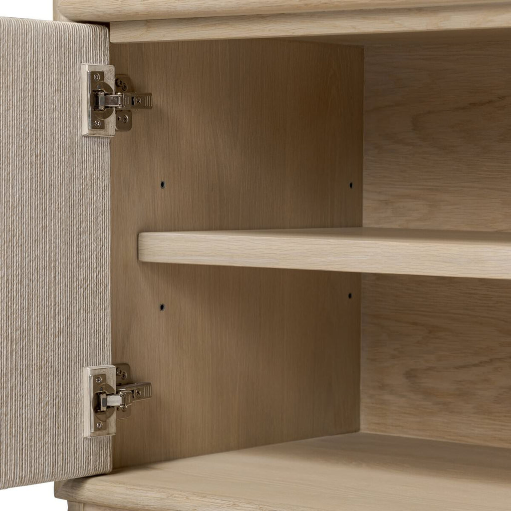 Buffet Rosenell de Four Hands en corde de papier naturelle