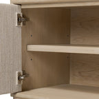 Buffet Rosenell de Four Hands en corde de papier naturelle