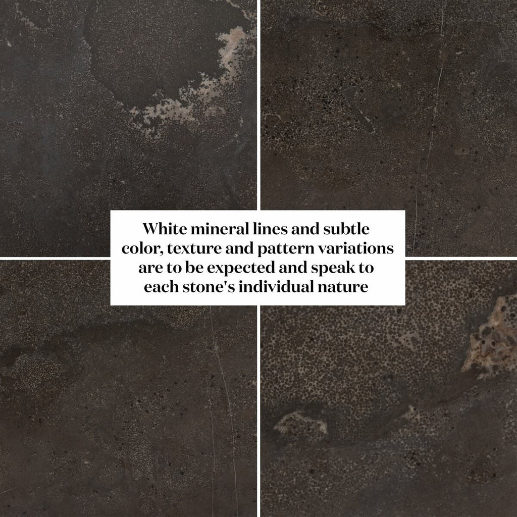 Table de salle à manger Four Hands Sargon en pierre bleue