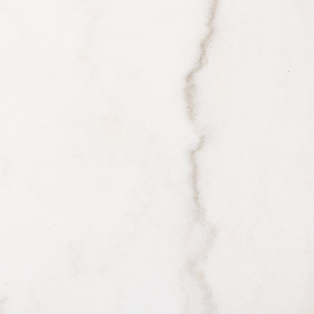 Table de salle à manger Four Hands Sargon en marbre blanc adouci