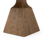 Table de salle à manger Four Hands Sargon en marbre blanc adouci