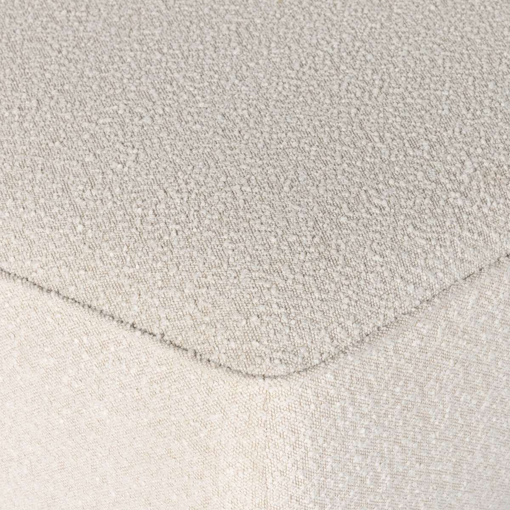 Pouf cocktail Four Hands Sinclair en Knoll Naturel