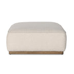 Pouf cocktail Four Hands Sinclair en Knoll Naturel