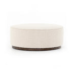 Pouf rond Four Hands Sinclair grand modèle en Knoll naturel