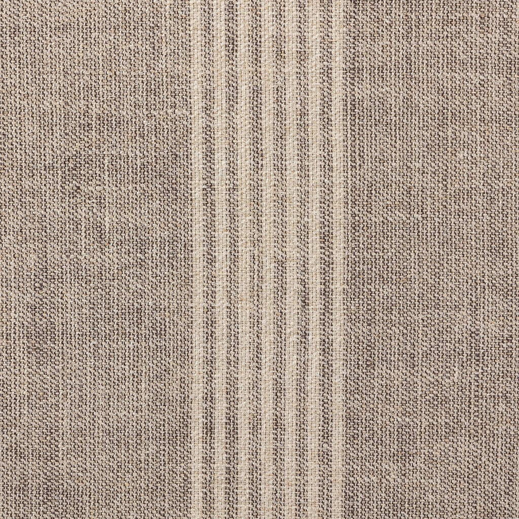 Pouf rond Four Hands Sinclair grand format, coloris Manchester Flint 