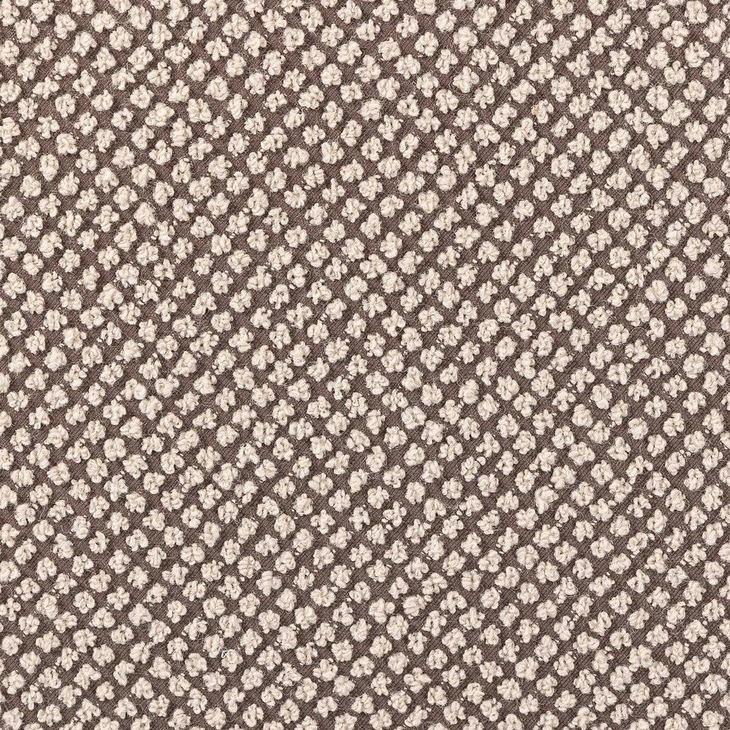 Pouf rond Four Hands Sinclair couleur taupe Barrow