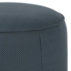 Pouf rond Four Hands Sinclair couleur Fresno Cobalt