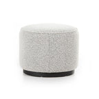 Pouf rond Four Hands Sinclair en cuir Knoll Domino