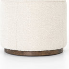 Pouf rond Sinclair de Four Hands, coloris Knoll Naturel