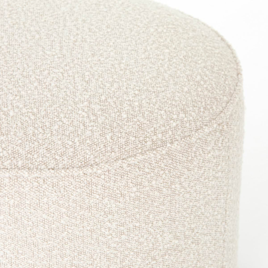 Pouf rond Sinclair de Four Hands, coloris Knoll Naturel