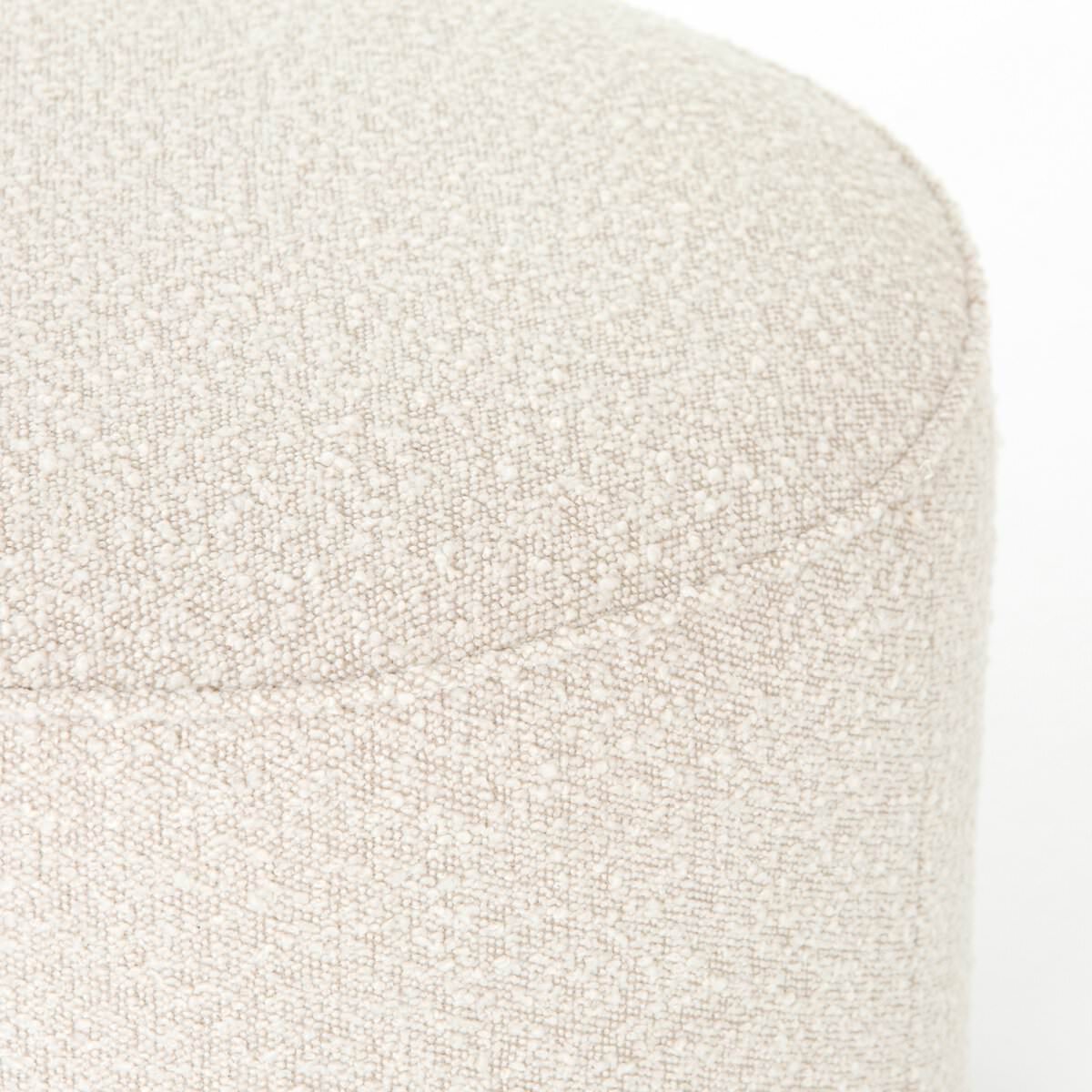 Pouf rond Sinclair de Four Hands, coloris Knoll Naturel