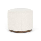 Pouf rond Sinclair de Four Hands, coloris Knoll Naturel
