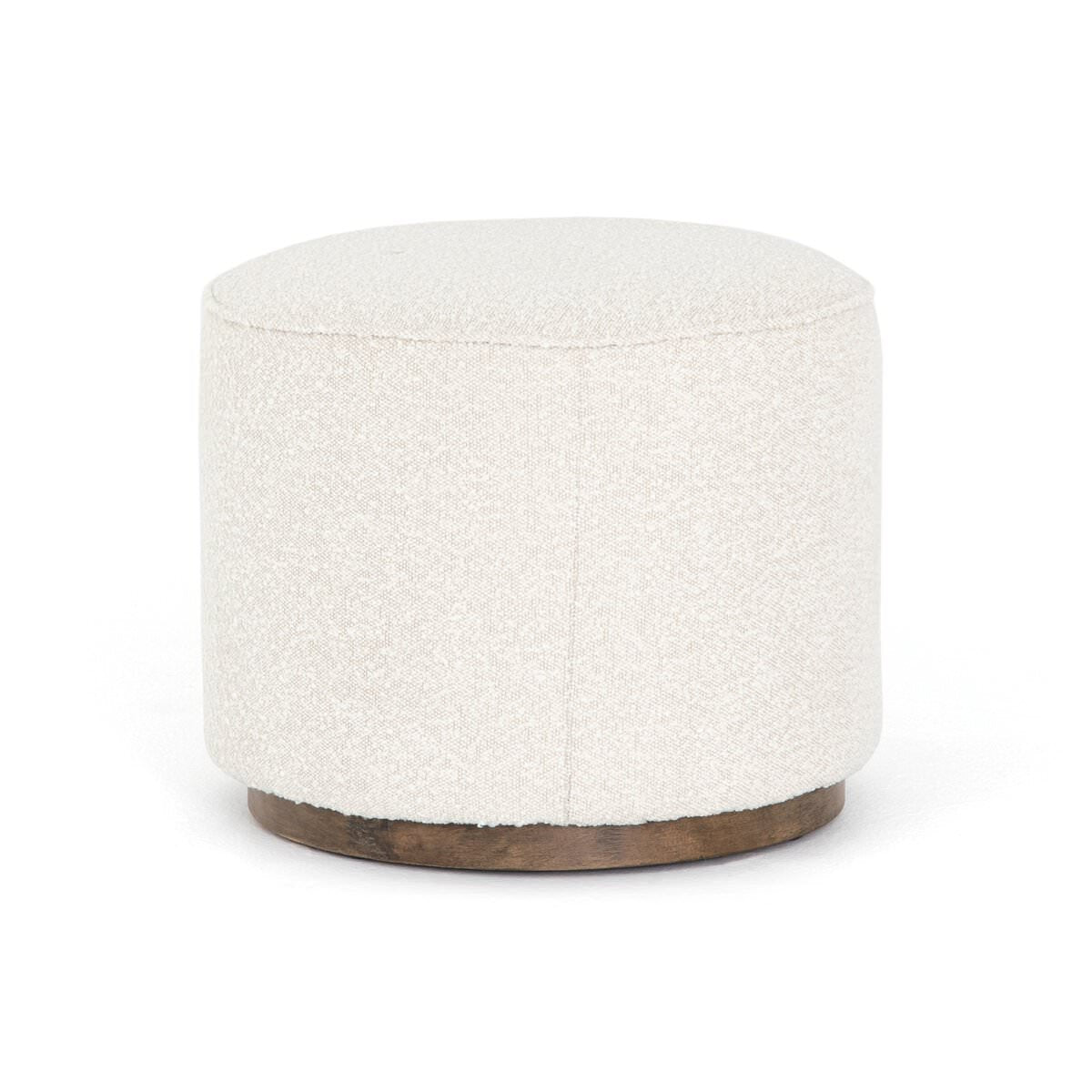 Pouf rond Sinclair de Four Hands, coloris Knoll Naturel