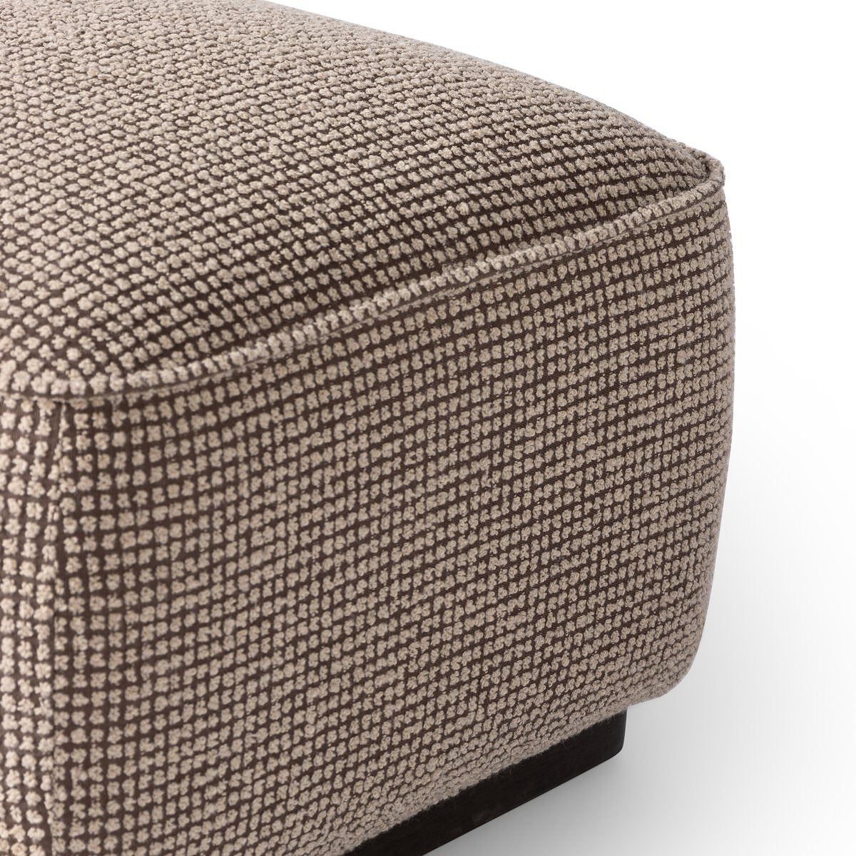 Pouf Four Hands Sinclair Square 21 en coloris Barrow Taupe