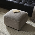 Pouf Four Hands Sinclair Square 21 en coloris Barrow Taupe