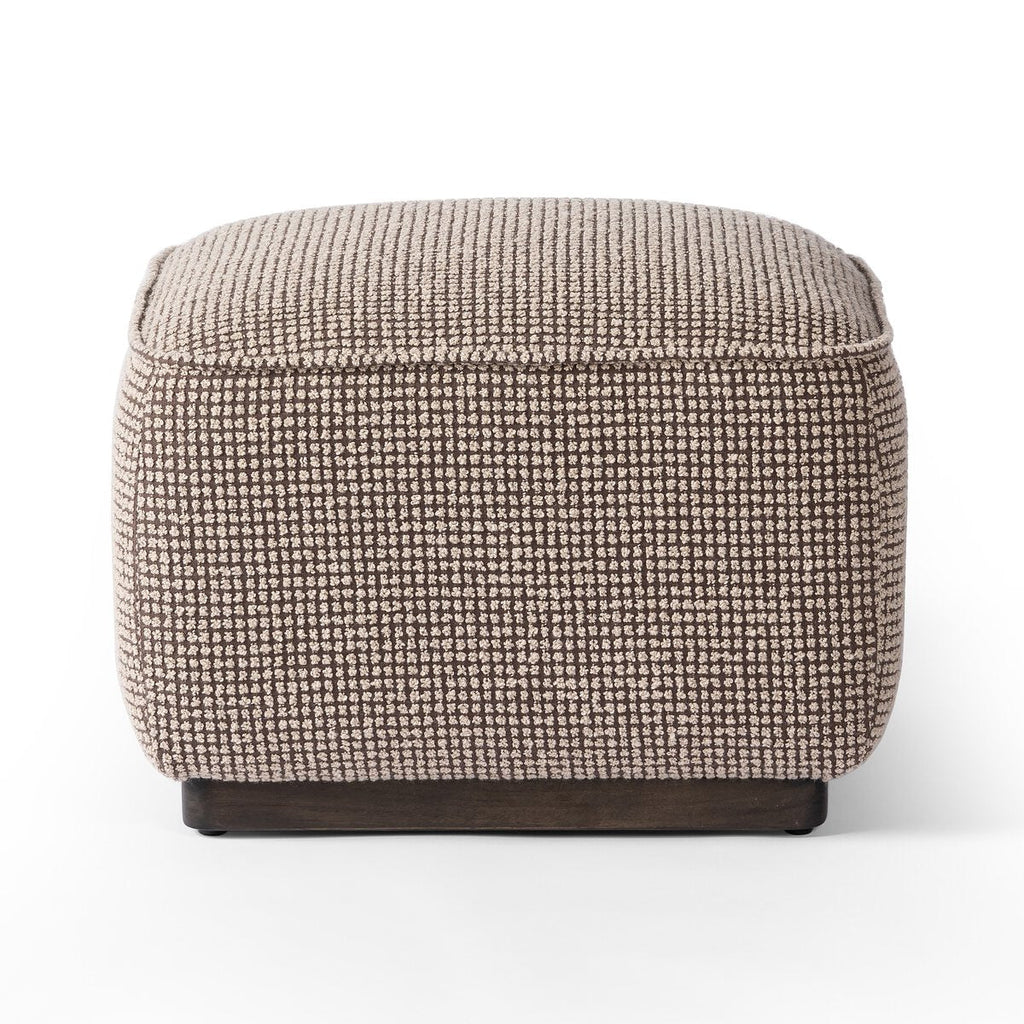 Pouf Four Hands Sinclair Square 21 en coloris Barrow Taupe