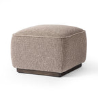 Pouf Four Hands Sinclair Square 21 en coloris Barrow Taupe