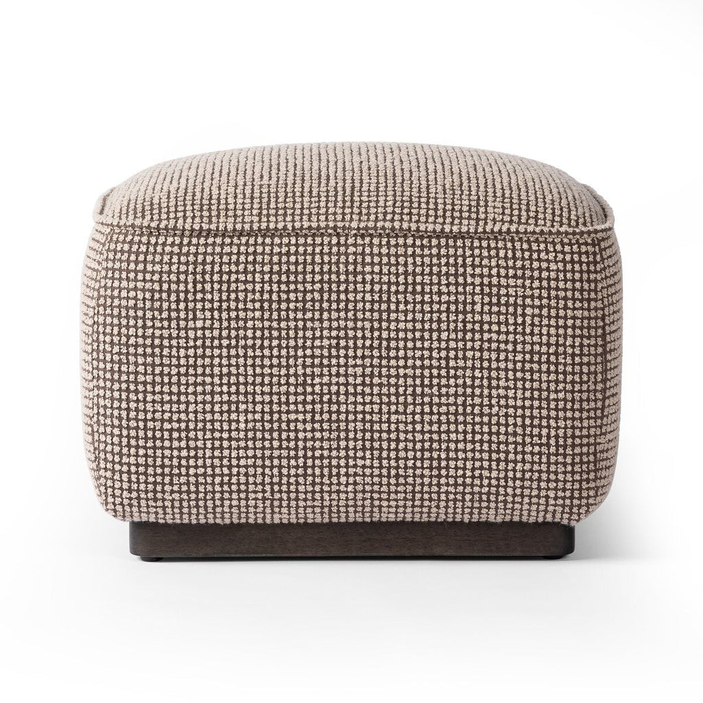 Pouf Four Hands Sinclair Square 21 en coloris Barrow Taupe