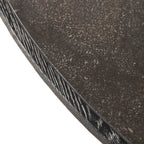 Table de salle à manger ronde Four Hands Skye 42 pouces en pierre bleue