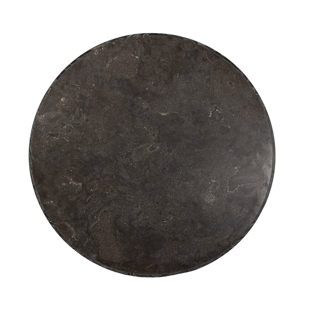 Table de salle à manger ronde Four Hands Skye 42 pouces en pierre bleue