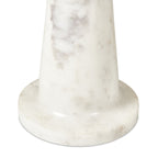 Table d'appoint Skylar de Four Hands en marbre blanc poli