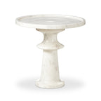 Table d'appoint Skylar de Four Hands en marbre blanc poli
