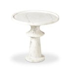 Table d'appoint Skylar de Four Hands en marbre blanc poli