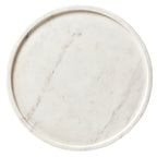 Table d'appoint Skylar de Four Hands en marbre blanc poli