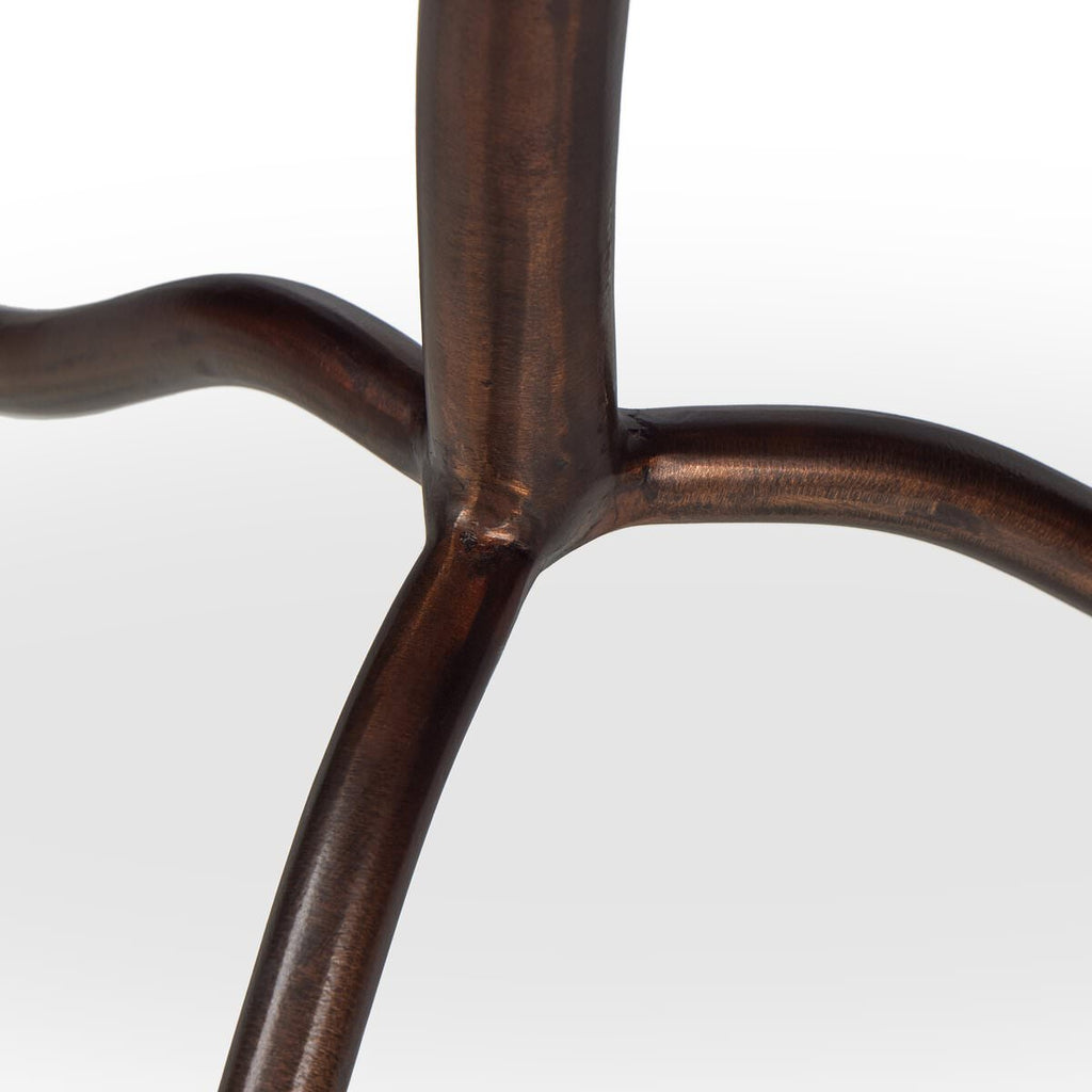 Table d'appoint Sophie de Four Hands en marbre blanc veiné