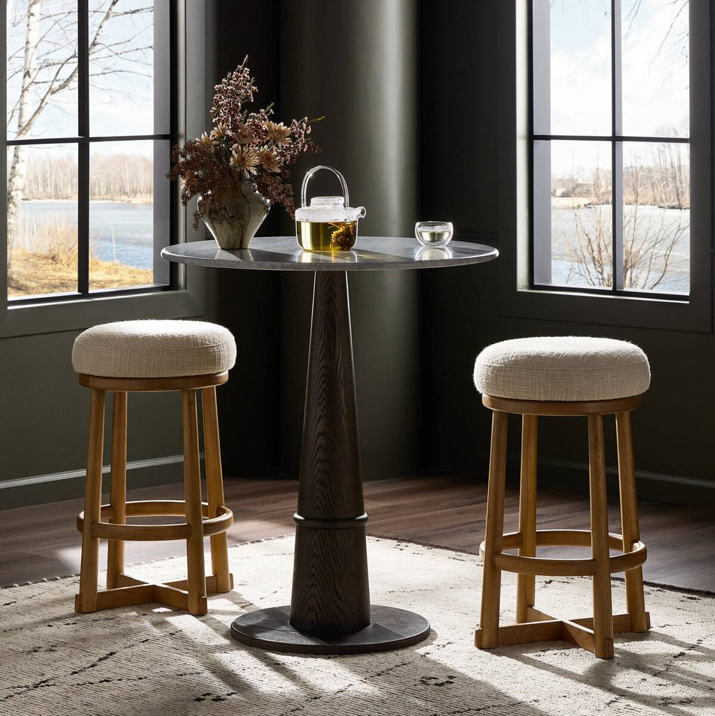 Tabouret de bar pivotant Staria de Four Hands, coloris Sable Saxon
