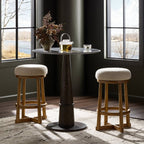 Tabouret de bar pivotant Staria de Four Hands, coloris Sable Saxon