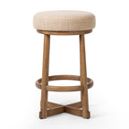 Tabouret de bar pivotant Staria de Four Hands, coloris Sable Saxon