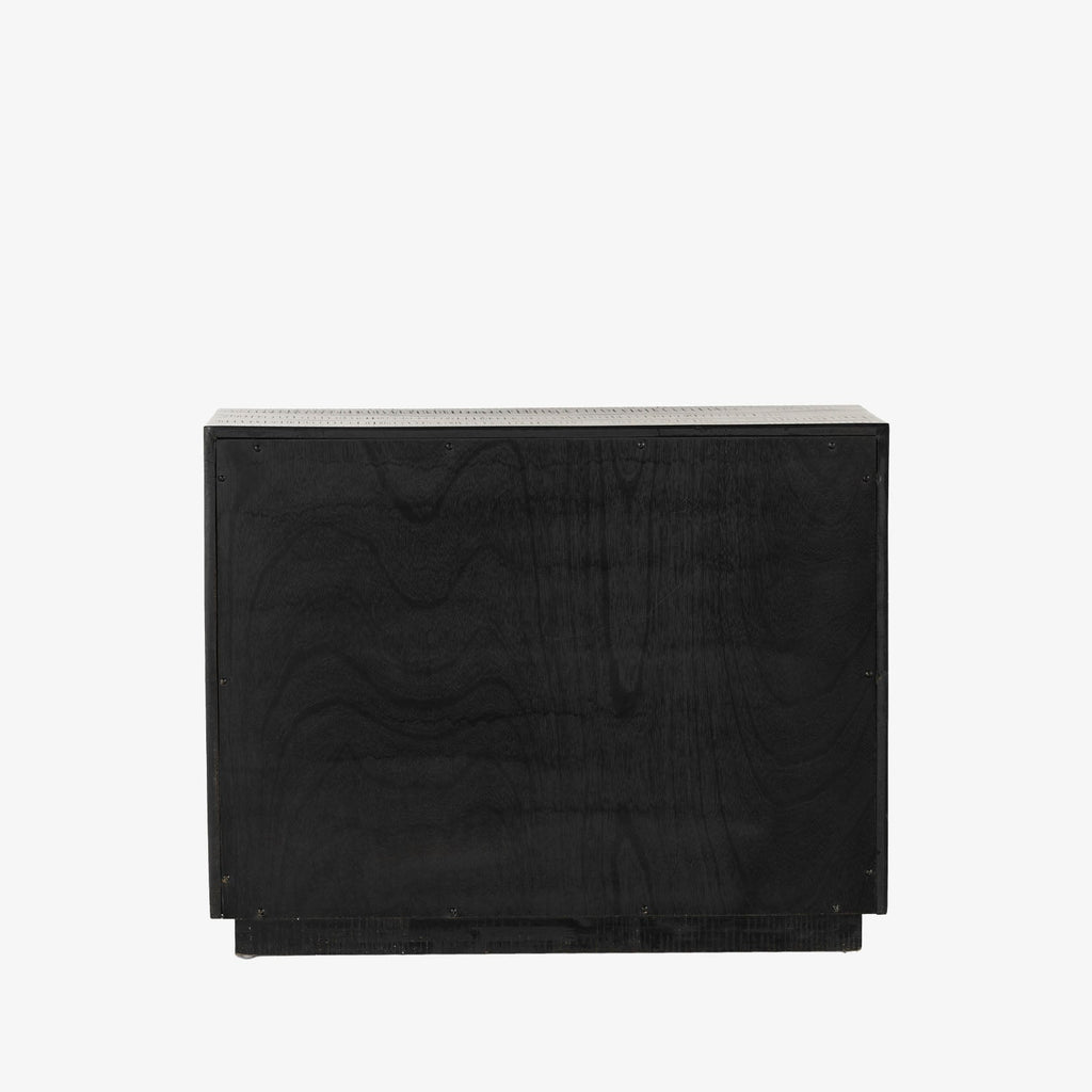 Table de chevet Four Hands Suki en noir bruni