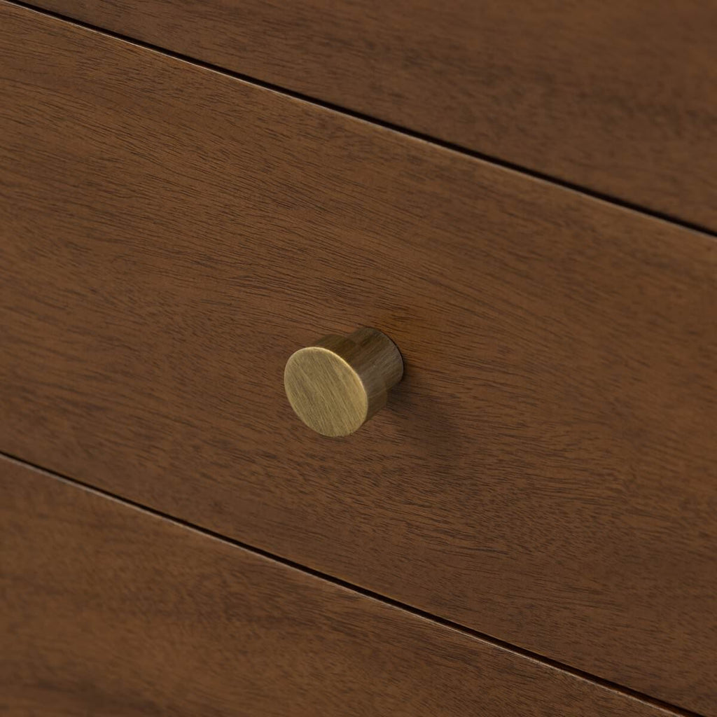 Table de chevet Four Hands Sullivan en placage couleur fauve