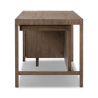 Bureau suspendu Four Hands en placage gris rustique