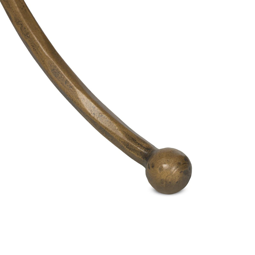 Table d'appoint Four Hands Sylas en marbre fossilisé