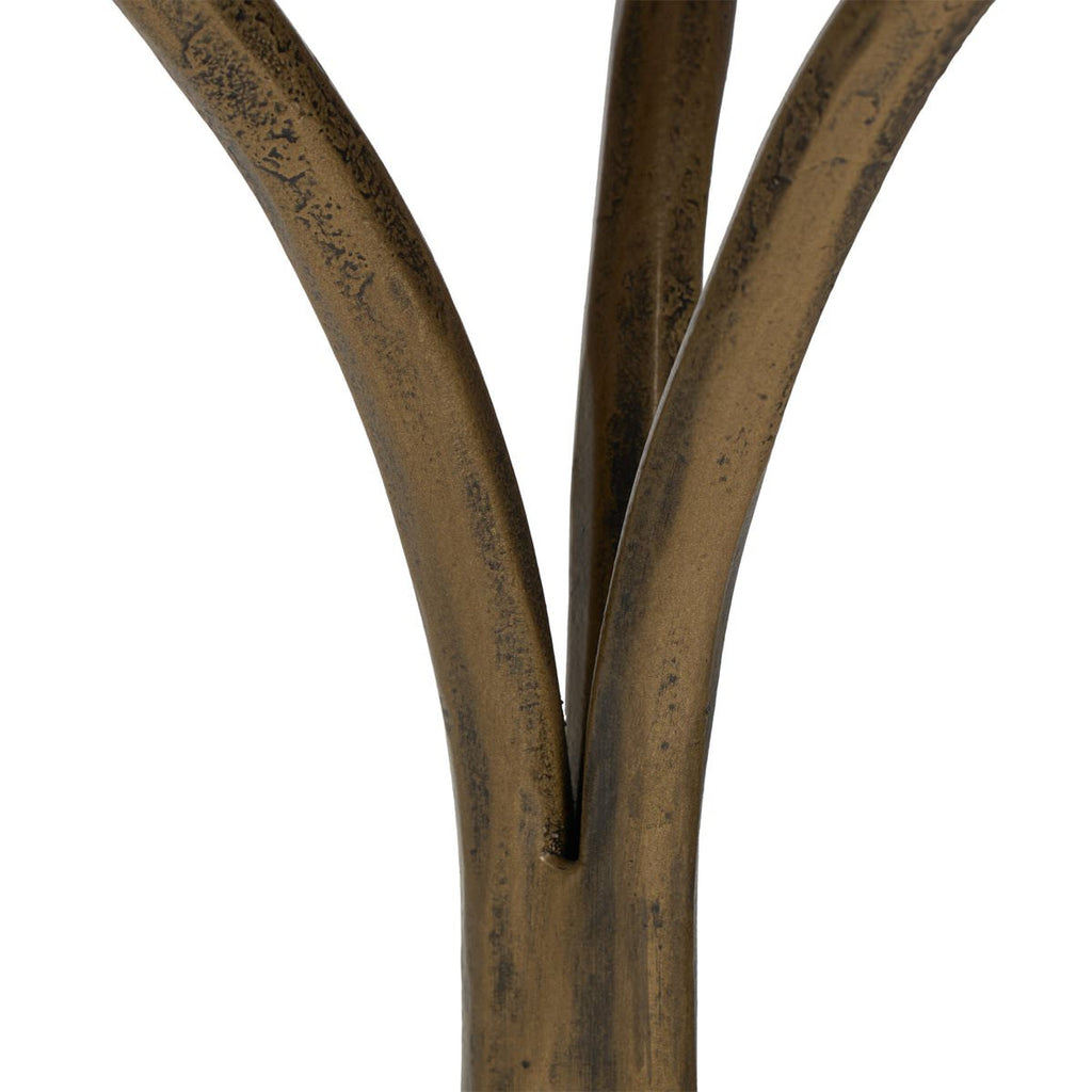 Table d'appoint Four Hands Sylas en marbre fossilisé