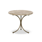 Table d'appoint Four Hands Sylas en marbre fossilisé