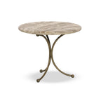 Table d'appoint Four Hands Sylas en marbre fossilisé
