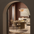 Pendentif Teague à quatre mains en laiton antique et fer