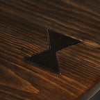 Table Four Hands The Pimms, finition brun vieilli