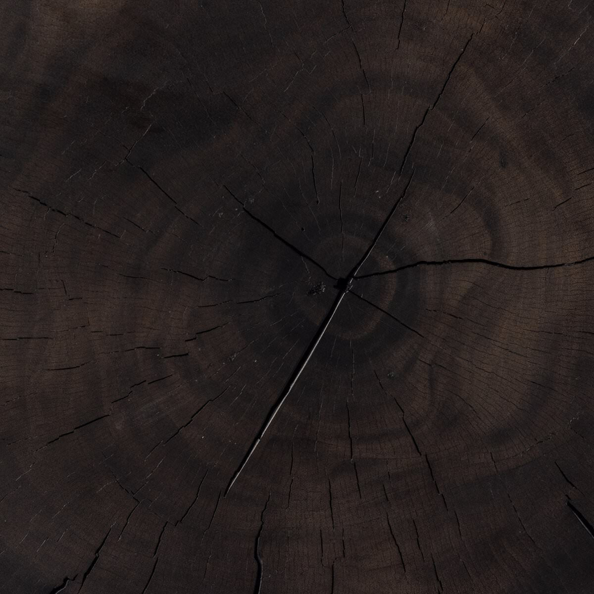 Table d'appoint Four Hands Tino en noir frotté