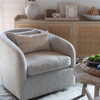Fauteuil pivotant Four Hands Topanga en Knoll Domino