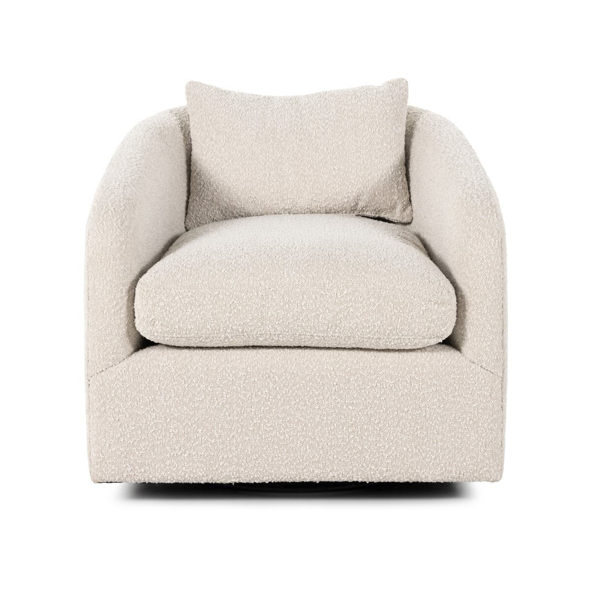 Fauteuil pivotant Topanga de Four Hands, coloris Knoll Natural